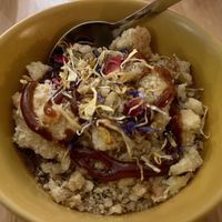 Chocolate dessert with crumble  at Itsy Bitsy in Lille