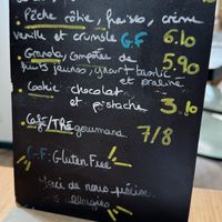 Menu desserts   at Itsy Bitsy in Lille