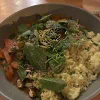 Assiette curry  at Itsy Bitsy in Lille
