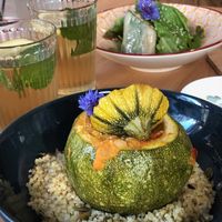Courge farcie végétalienne at Itsy Bitsy in Lille