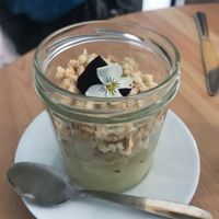 Gluten free Apple crumble  at Itsy Bitsy in Lille