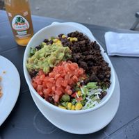 Vegan Taco Salad, add vegan chorizo   at Baby Salsa Mexican Restaurant in Nanaimo