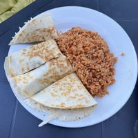Vegan Southwest Quesadilla  at Baby Salsa Mexican Restaurant in Nanaimo