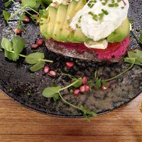 Avocado sandwich at Greenwoods in Amsterdam