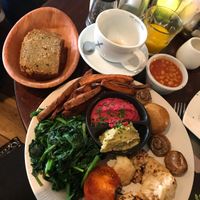 Vegan breakfast  at Greenwoods in Amsterdam