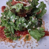 Parmigiana di Melanzane at Life Bistrot in Volterra