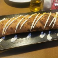 Involtino di Farina di castagne at Life Bistrot in Volterra