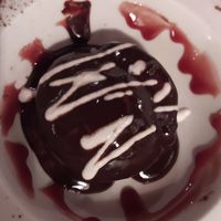 Torta al cioccolato e panna at Life Bistrot in Volterra