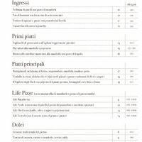 Menù   at Life Bistrot in Volterra