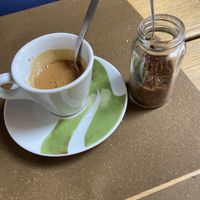 Caffè con zucchero di cocco   at Life Bistrot in Volterra