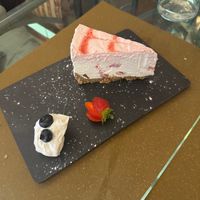Cheese cake   at Life Bistrot in Volterra