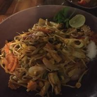 Vegan pad thai  at Nara Thai Cuisine in Colombo