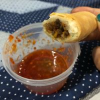 The spring roll were the highlight of the meal  at Nara Thai Cuisine in Colombo