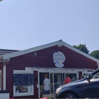 Outside at Glutenfria Paradiset in Ystad