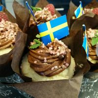 Cupcakes at Glutenfria Paradiset in Ystad
