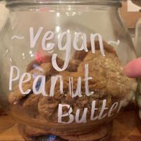 Vegan Peanut Butter Cookies at Linnaea's Cafe in San Luis Obispo
