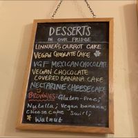Mmmm.... The Dessert Menu! at Linnaea's Cafe in San Luis Obispo