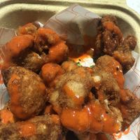 Buffalo cauliflower bites at Veggie Grill - Wells St in Chicago