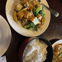 Family Tofu (Tofu with vegetables)  at Red Lotus Chinese Restaurant in West Yellowstone