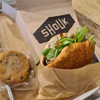 Burger at Shouk - Union Market in Washington