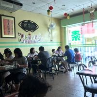 Inside the restaurant at Xin Fu Tien Vegetarian Restaurant in Ipoh