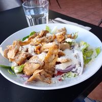 The Caesar Salad - big ! at Konditori Christin in Karlshamn