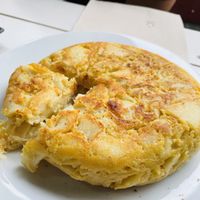 Tortilla. This is the small. Very filling  at Obrador La Osa in Sevilla