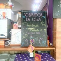 The Happy board at Obrador La Osa in Sevilla