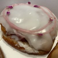 Cherry & rose jam donut   at Glazed in Newcastle Upon Tyne