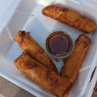 Crispy rolls (came with 6) #Veganuary at Anna's Vegan Cafe in Sacramento