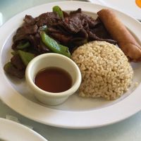 Mongolian Wonder
 at Anna's Vegan Cafe in Sacramento