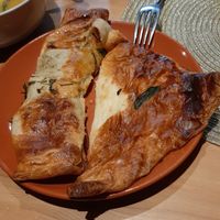 Savoury pastries at Purée Health Bar in Tallinn