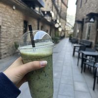 kiwi and banana smoothie  at Purée Health Bar in Tallinn