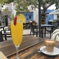 Nice garden, lovely background music  at Natural Pau in Ibiza