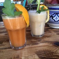 Yummy juices at Natural Pau in Ibiza