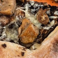 The Toscana! Maybe ask for extra cheese?  at Mister Pizza - Via Pietrapiana in Florence