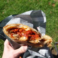 Fiery mexican chilli pasty. at Warrens Bakery in Newquay