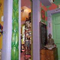 Welcoming feeling(s). at Yaxche Tearoom in Delray Beach