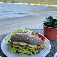 Burger with a view  at Atelie Cafeteria in Rio De Janeiro