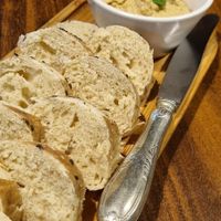Hummus  at Atelie Cafeteria in Rio De Janeiro