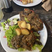 Eggplant sandwich (Lunch special)  at Atelie Cafeteria in Rio De Janeiro