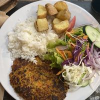 Quinoa burger (lunch special)  at Atelie Cafeteria in Rio De Janeiro