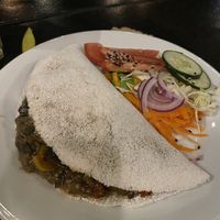 Eggplant tapioca  at Atelie Cafeteria in Rio De Janeiro