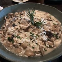 Vegan mushrooms risotto  at Atelie Cafeteria in Rio De Janeiro