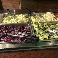 Veggie bar at Empire Fire in North Myrtle Beach