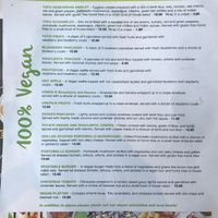 Vegan menu at Yoolkies in Dollard-des-ormeaux