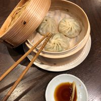 Vegan steamed dumplings  at Raku Robi Kitchen in Naha