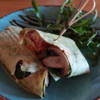 Vegan breakfast wrap at Lot Six Zero in Innaloo