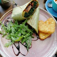 Vegan breakfast wrap at Lot Six Zero in Innaloo