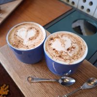 chai latte  at Koffie Leute Brauhaus in Utrecht